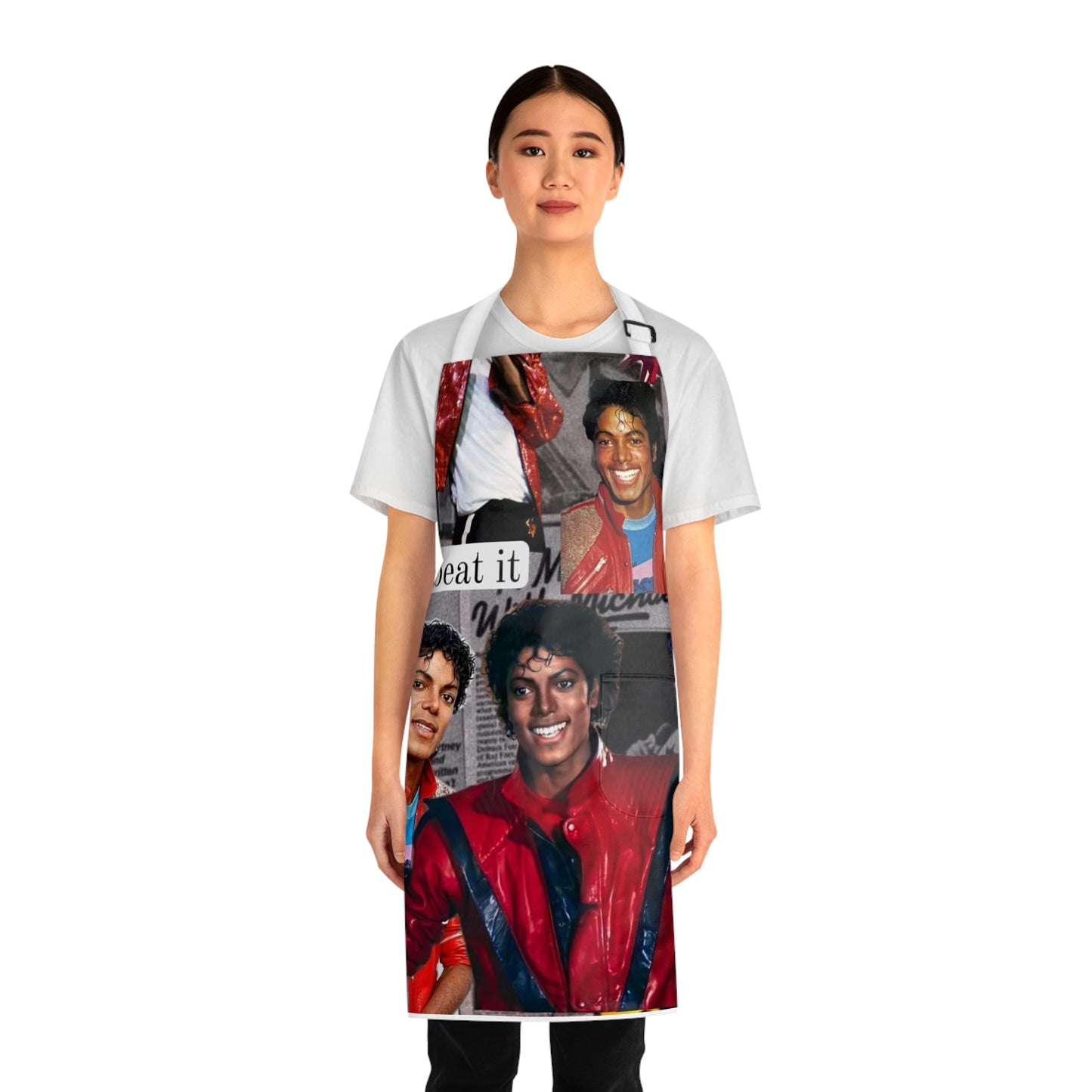 M. Jackson Thriller collage Apron