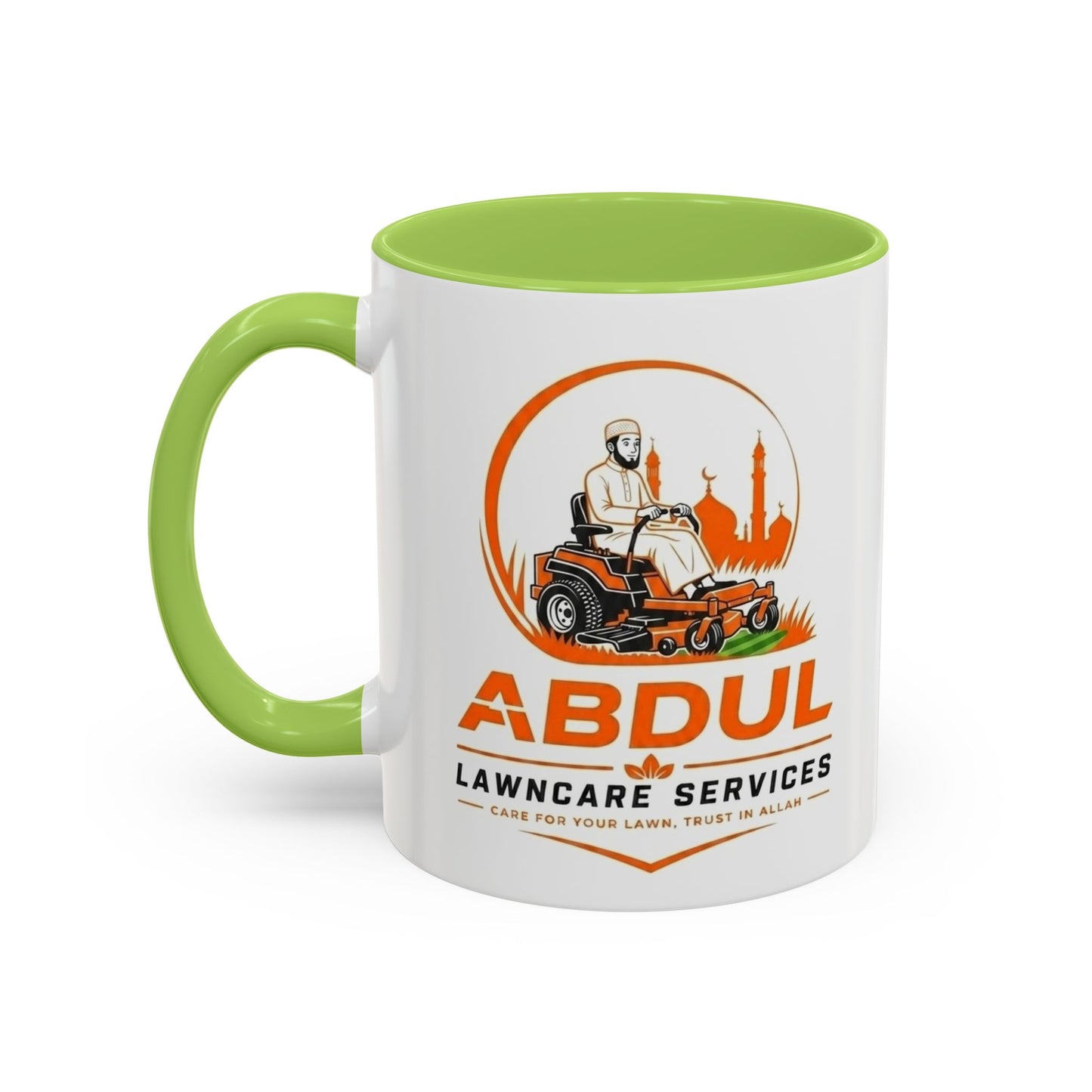 Abdul Lawncare Accent Coffee Mug (11, 15oz)