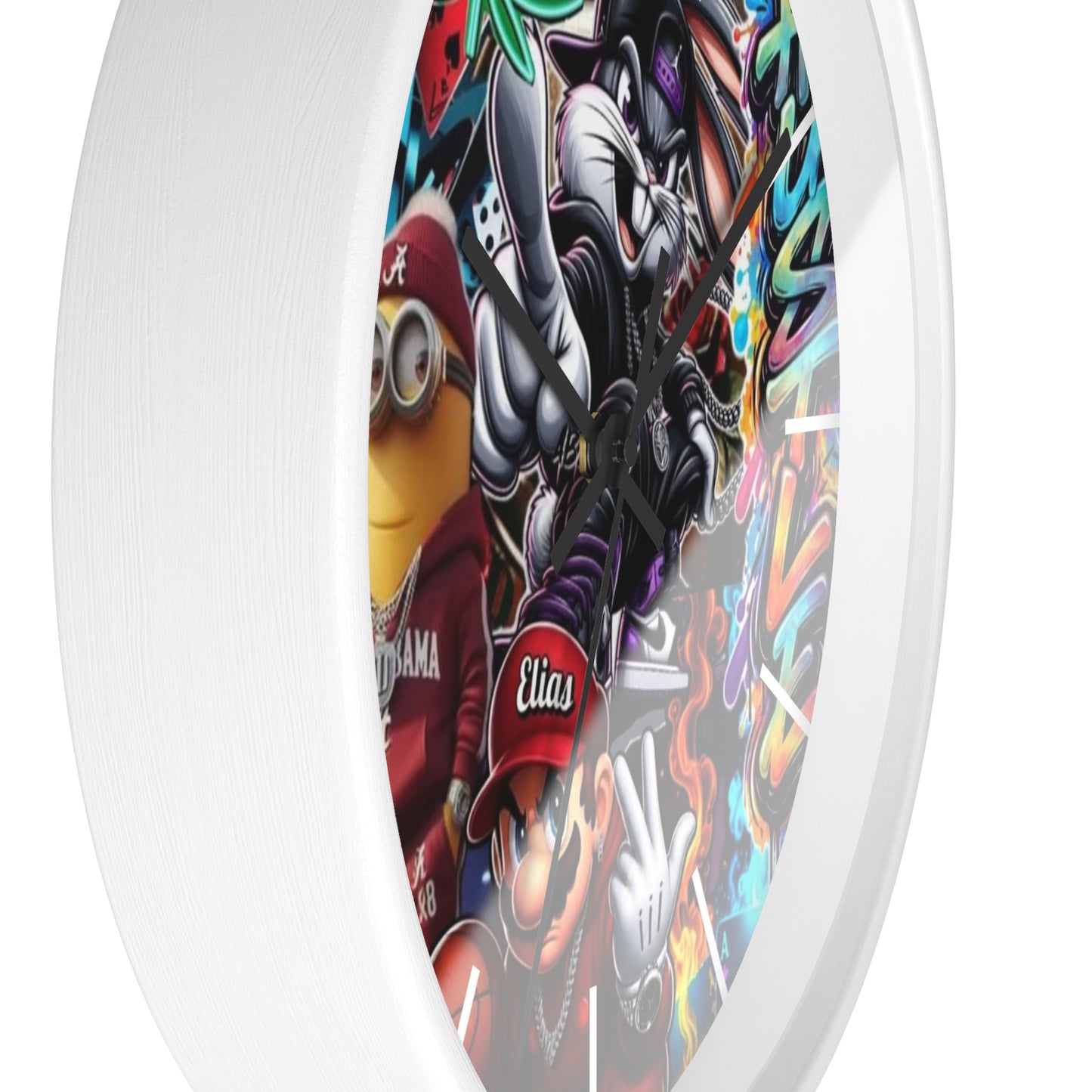HoodToons Wall Clock
