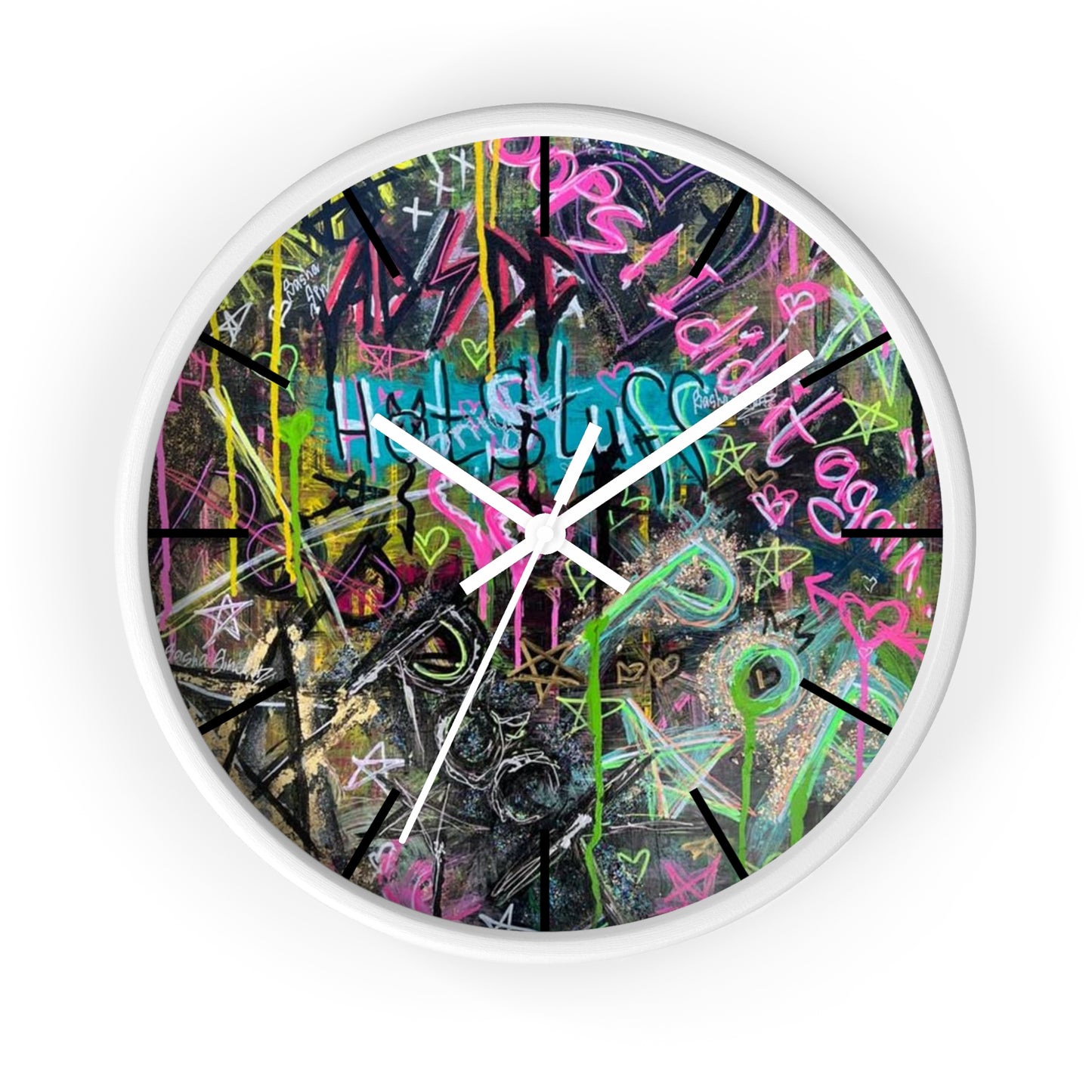 Ghetto Graffiti Wall Clock