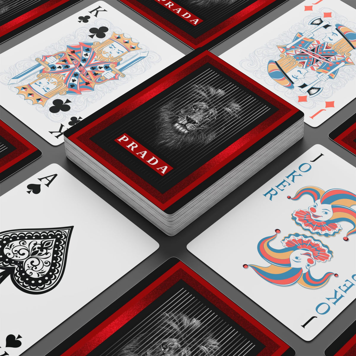 Luxury PRADA Poker Playing Cards