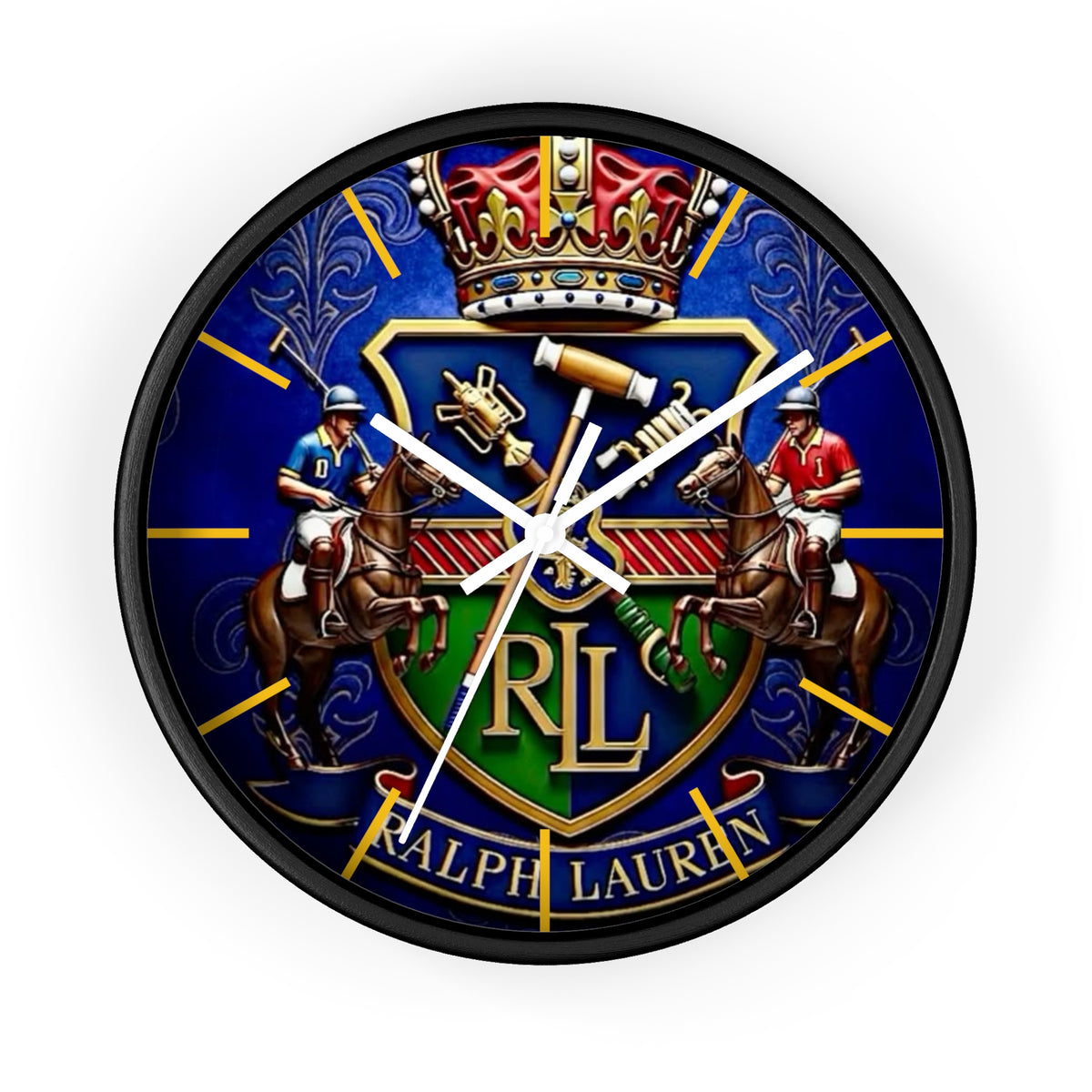 Blue Ralph Lauren Wall Clock