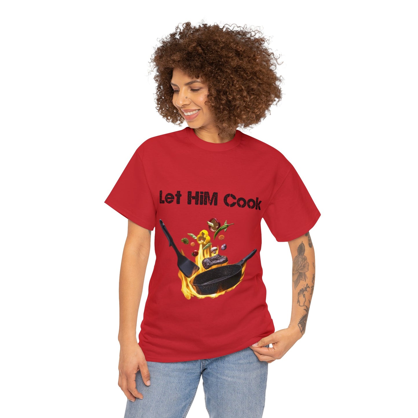 Let Him Cook‼️Unisex Heavy Cotton Tee