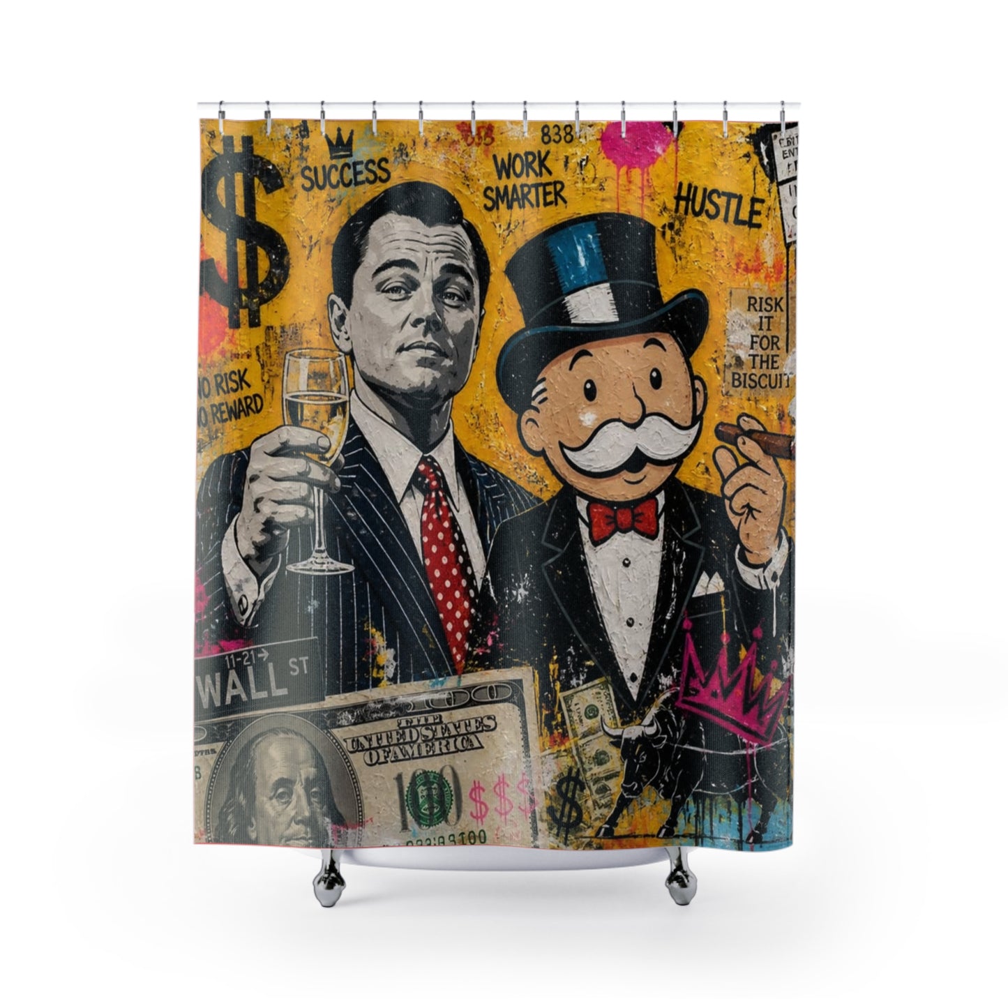 The Hustle Shower Curtains