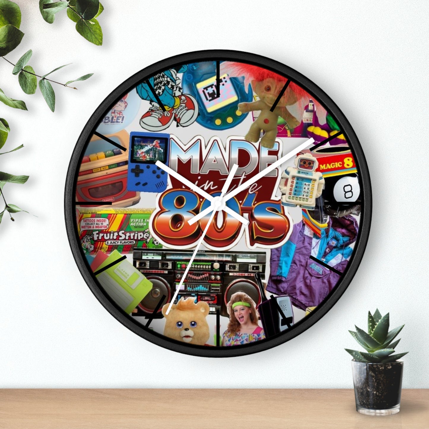 80s Baby Wall Clock version #1