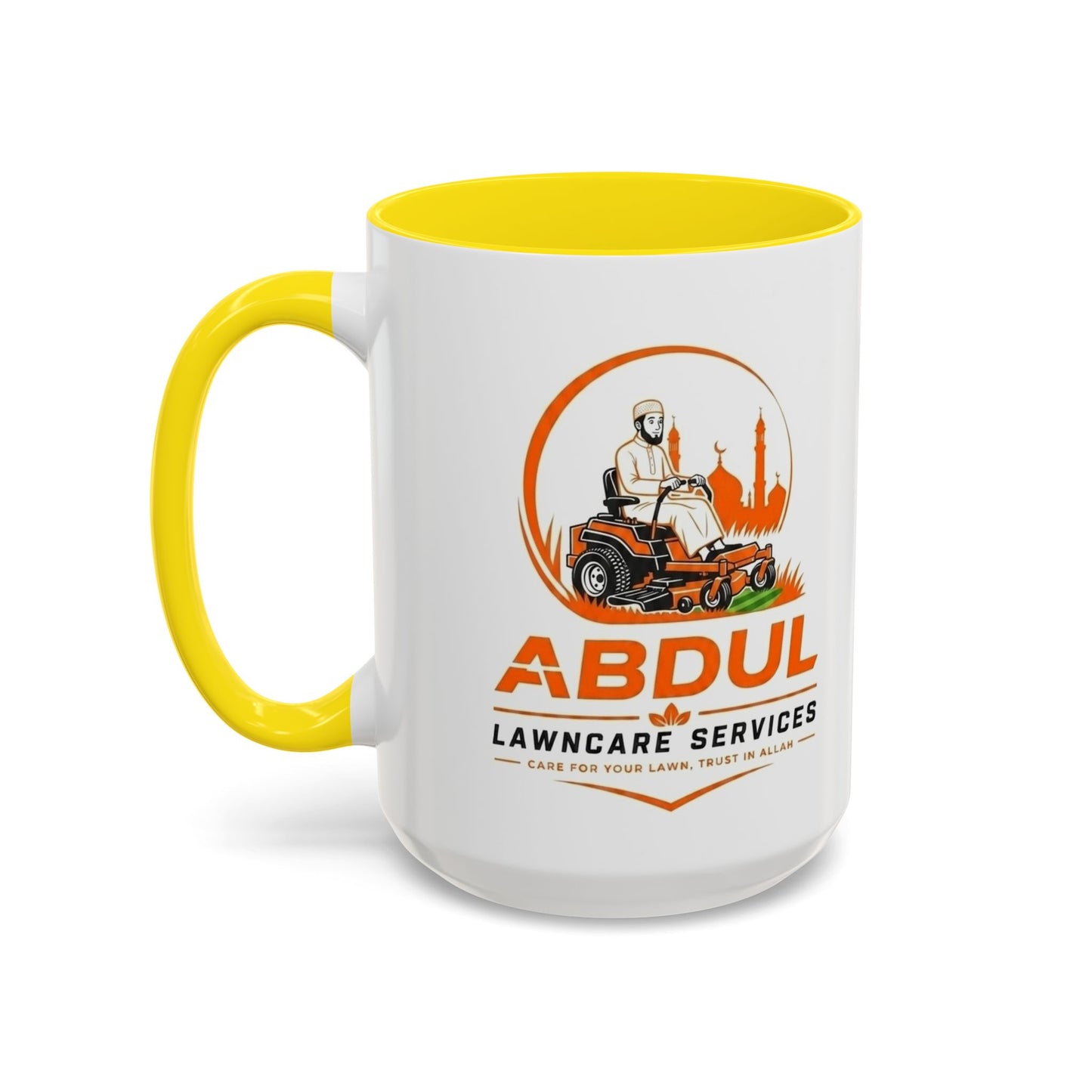Abdul Lawncare Accent Coffee Mug (11, 15oz)