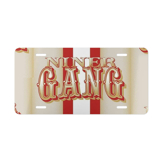 4Niners GANG Vanity Plate