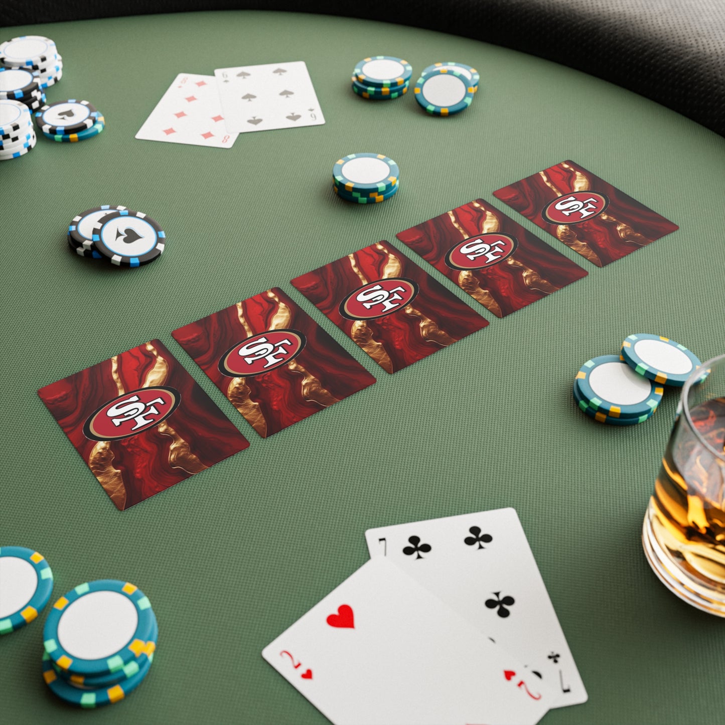 SF Niners Poker Cards