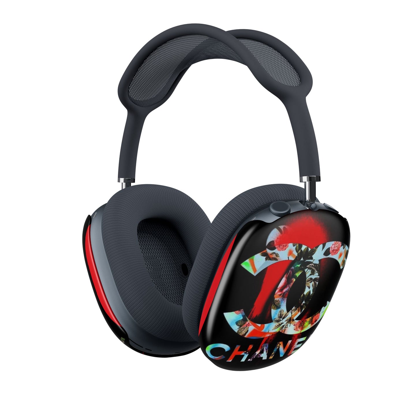 AirPod Max Case — Floral Chanel Logo Protective Covers