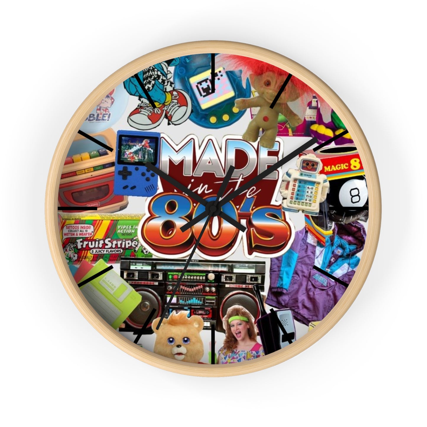 80s Baby Wall Clock version #1