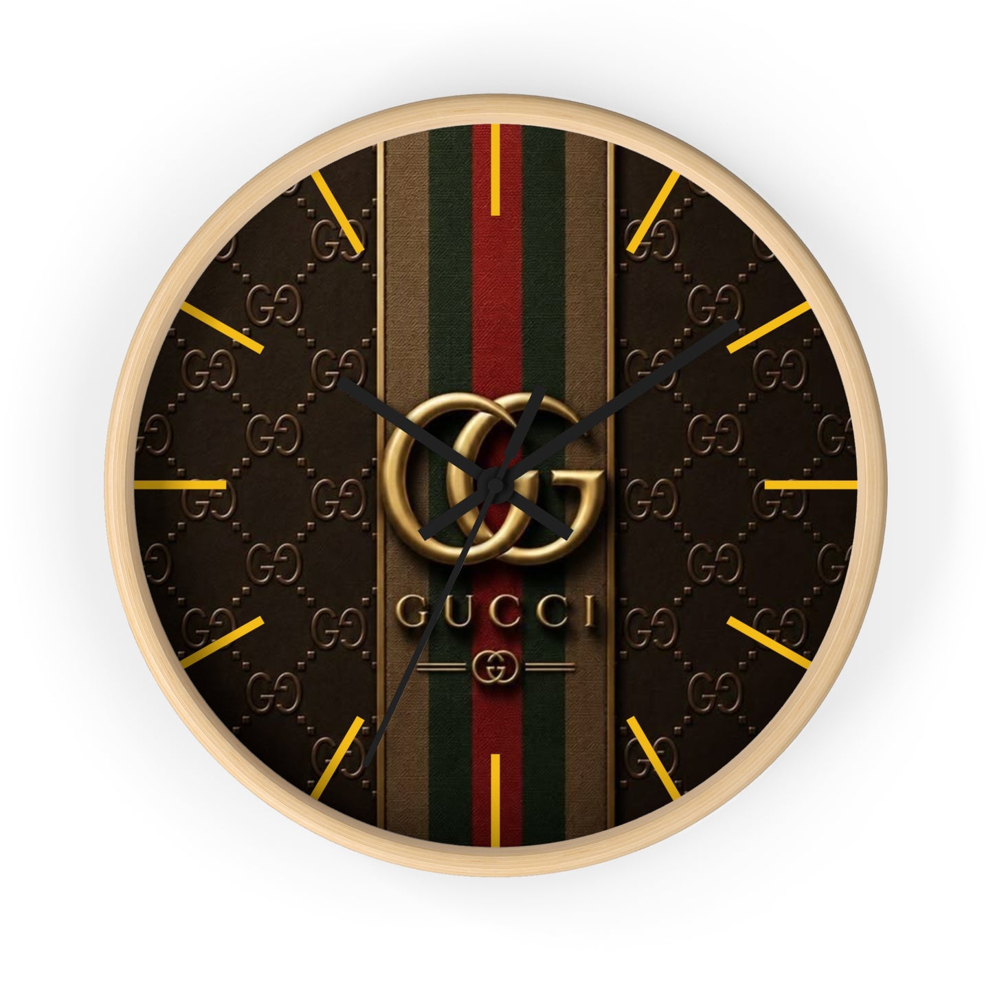 GG luxury brand wall Clock
