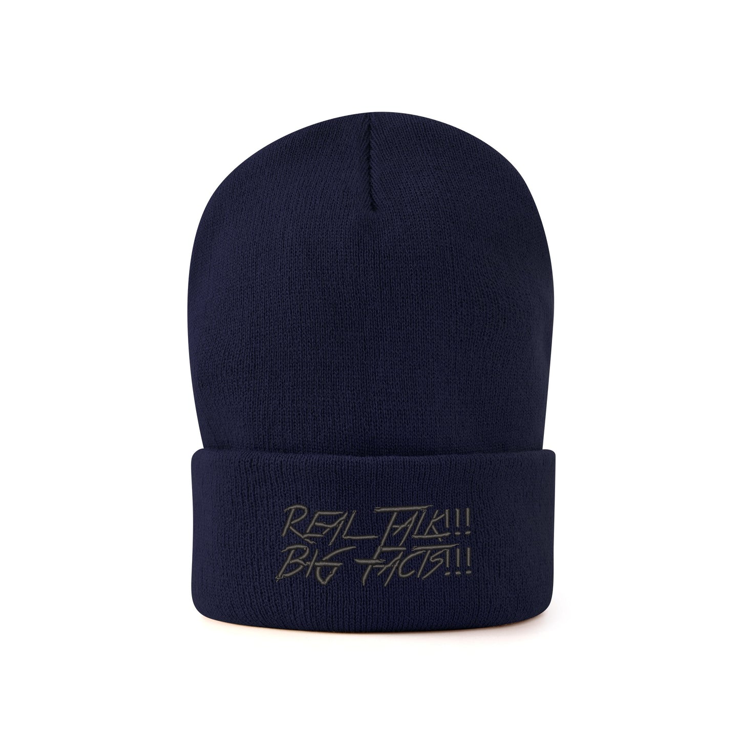 REAL TALK!!! BiG FACTS Embroidered Knitted Hats