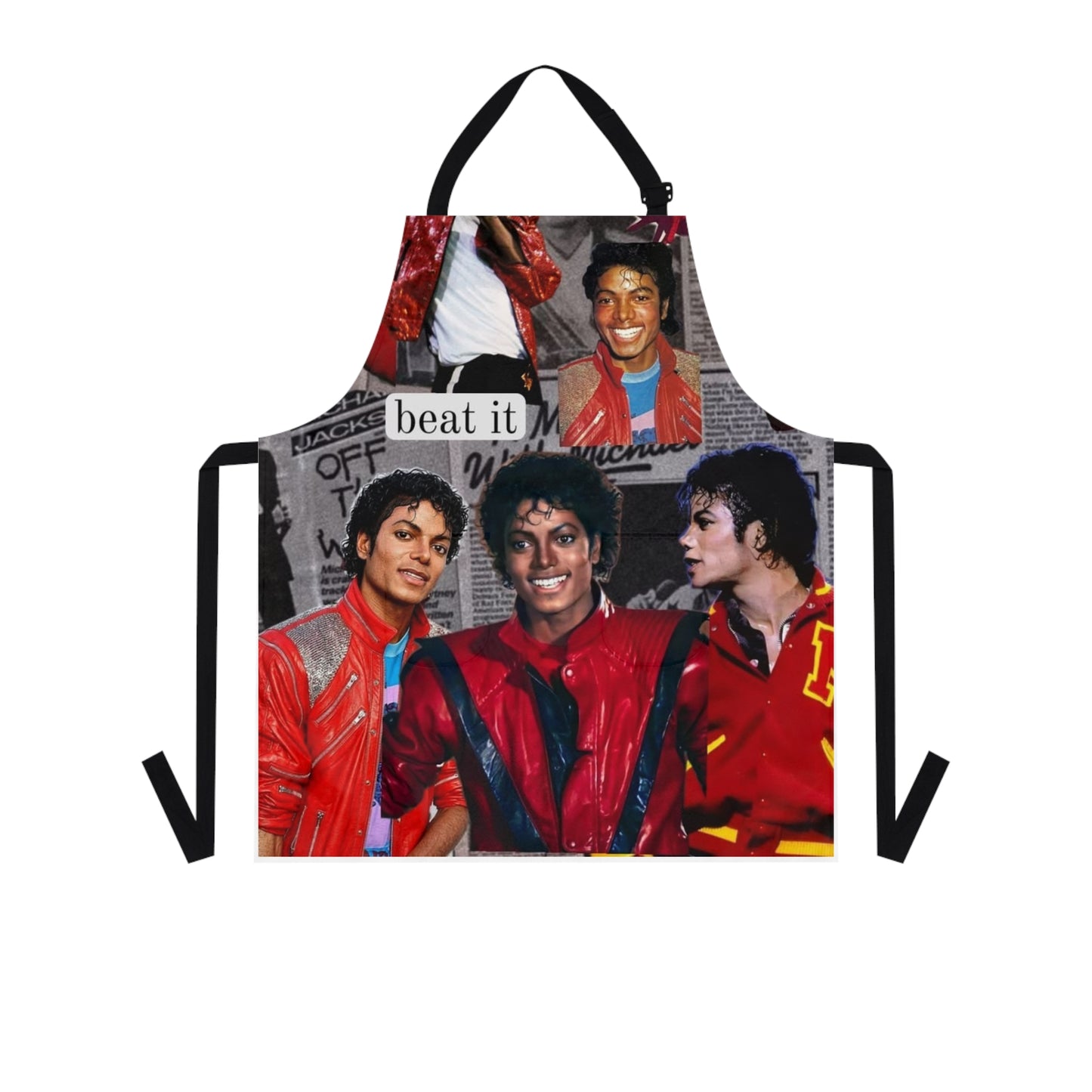 M. Jackson Thriller collage Apron