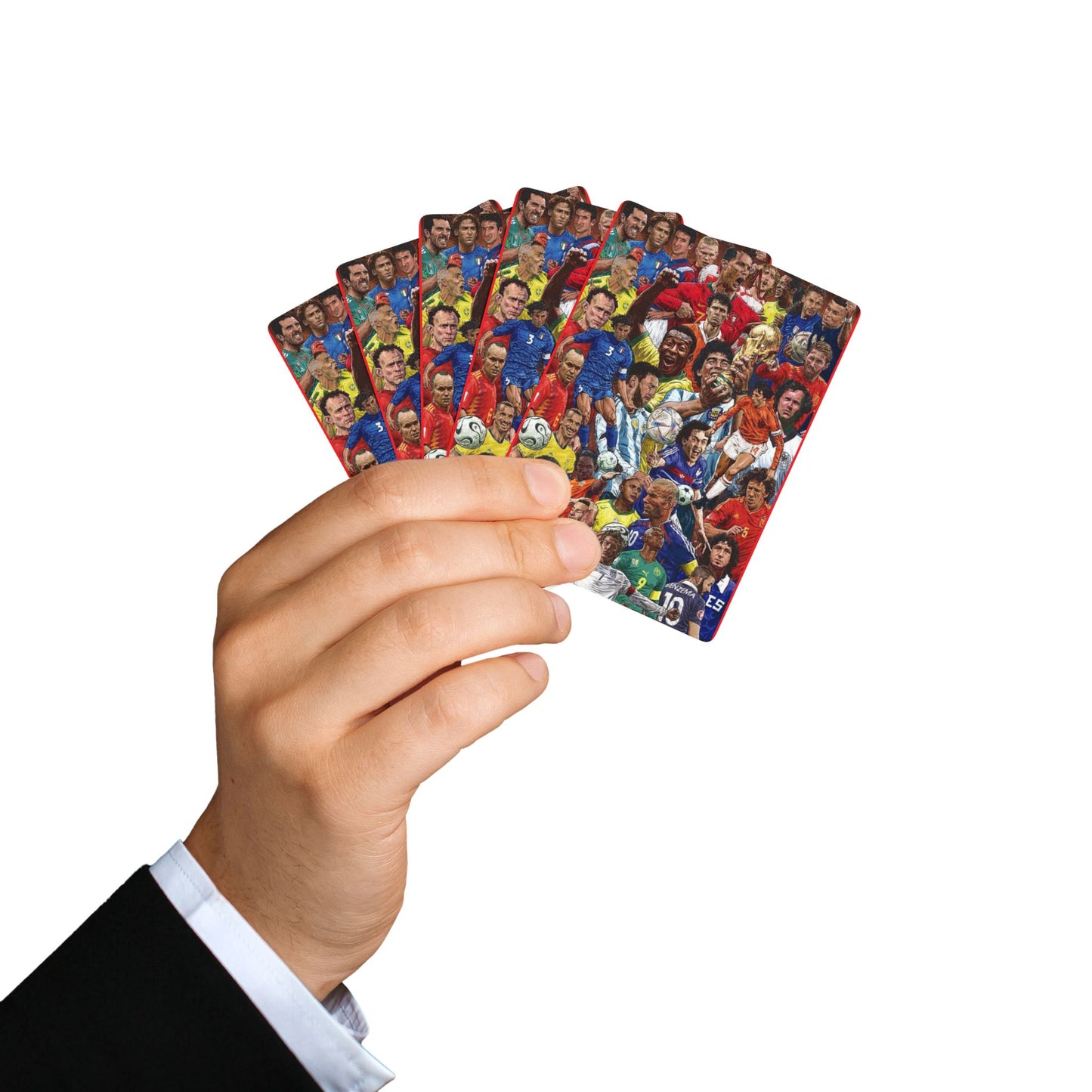 Soccer Legends Playing Cards — Collectible Poker Deck