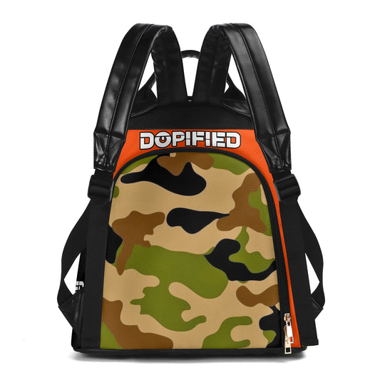DOPiFiED New Travel PU Daypack Anti-theft Backpack
