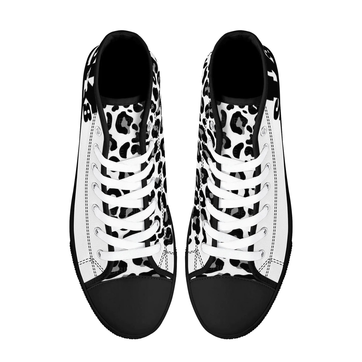 Womens Sk8 Freestyle “Leopard” High Top Canvas Shoes