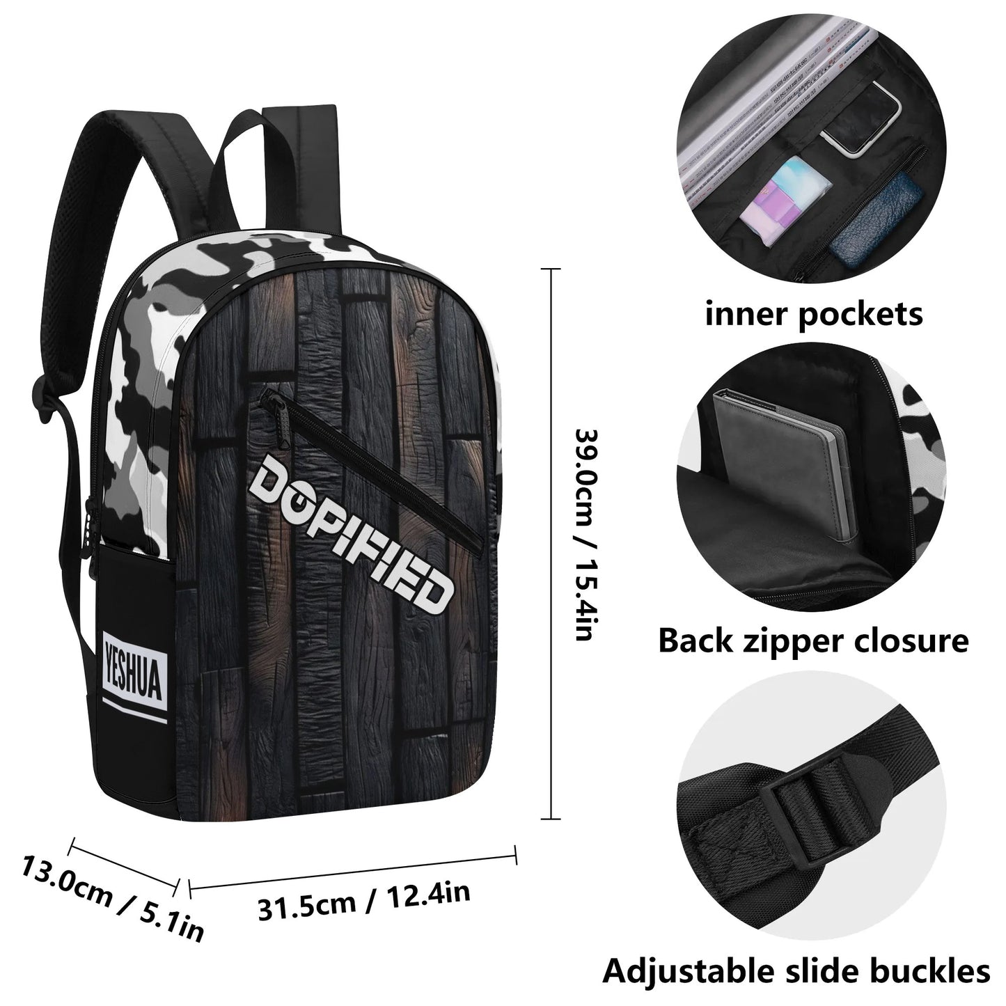 New DOPiFiED Camo Laptop Backpack