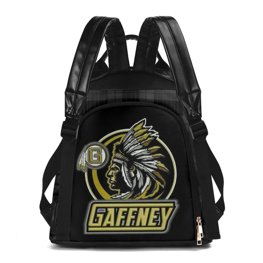 Gaffney New Travel PU Daypack Anti-theft Backpack