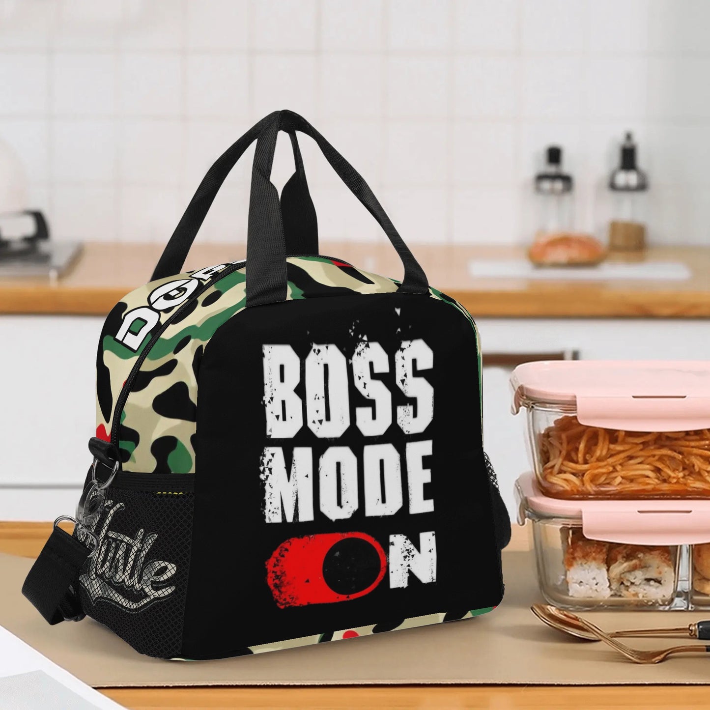 DOPiFiED Hustle Camo Lunch Bag