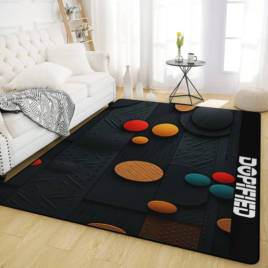 DOPiFiED GEO Theme Living Room Carpet Rug