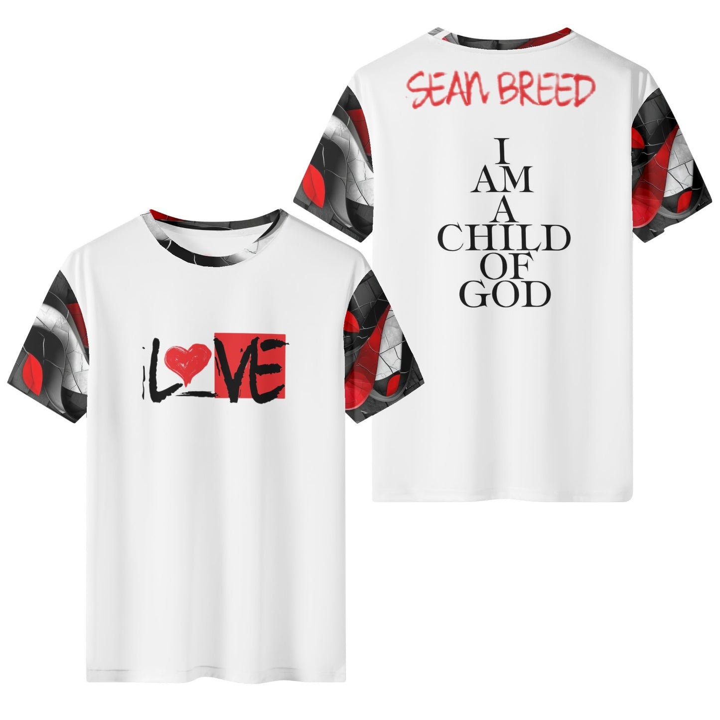 Sean Breed Mens Classic LOVE T-Shirt