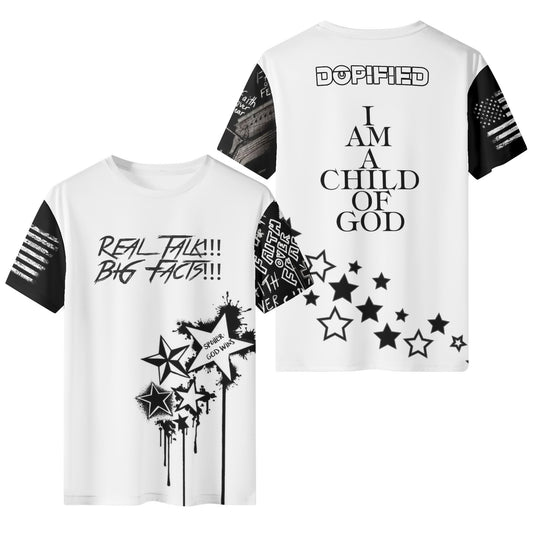 Mens RealTalk BigFacts Child Of GOD Classic T-Shirt