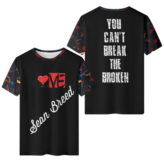 Sean Breed Geometric Love Quoted Mens Classic T-Shirt
