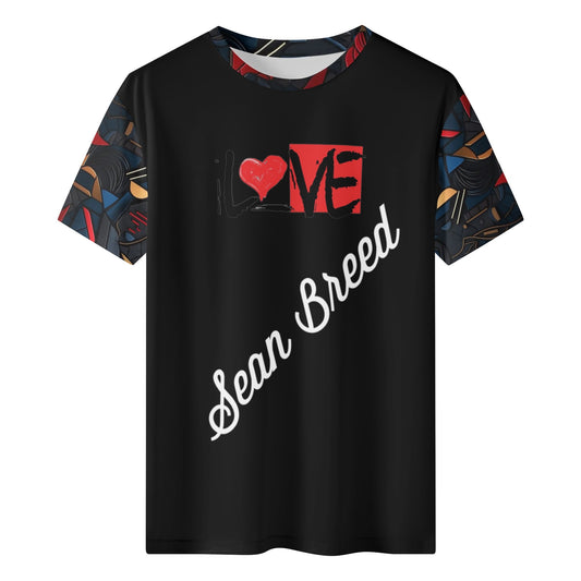 Sean Breed Geometric Love Quoted Mens Classic T-Shirt