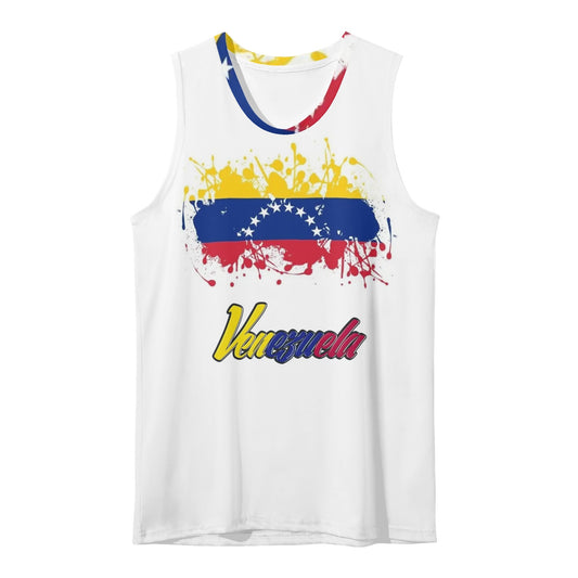 Venezuela Mens Loose Fit Sleeveless Tank Top Muscle T-Shirt