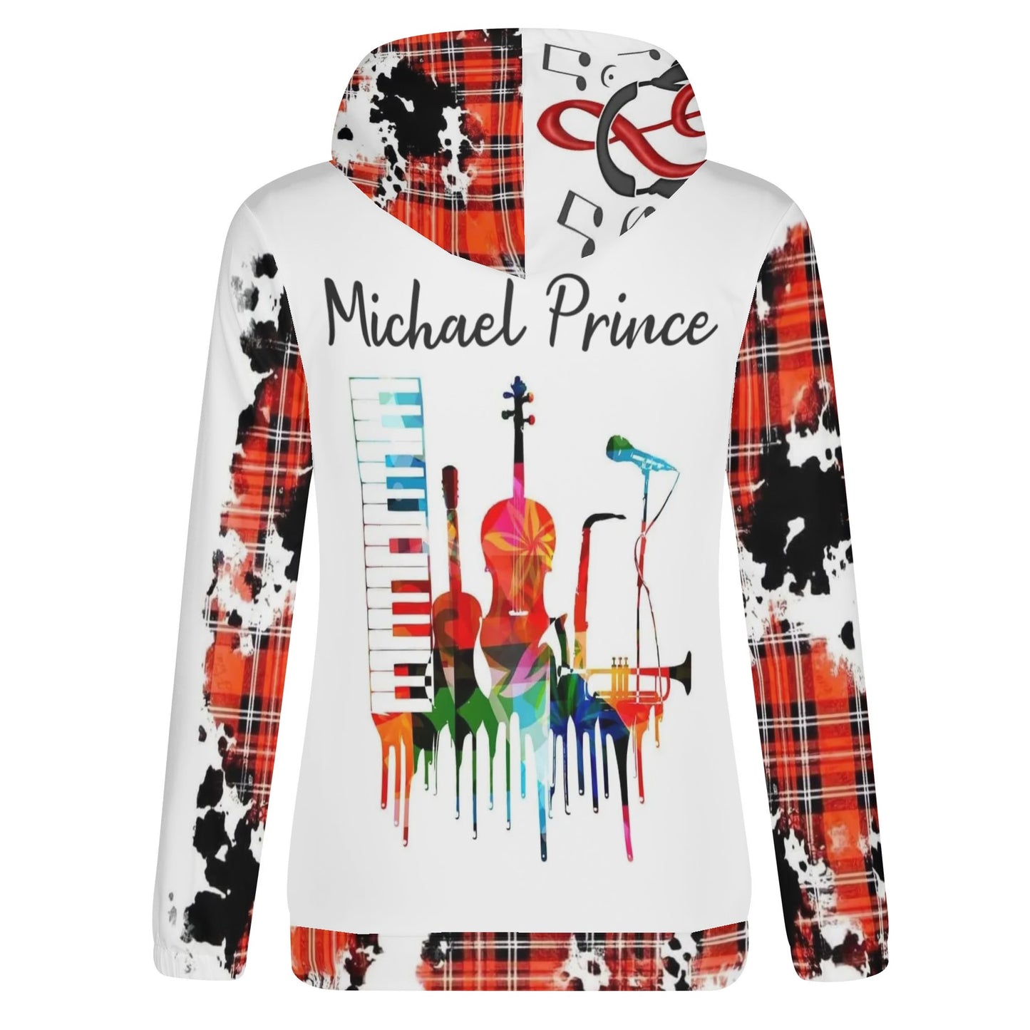 Michael Prince Violin Womens Lightweight Pullover Hoodie Sweatshirt