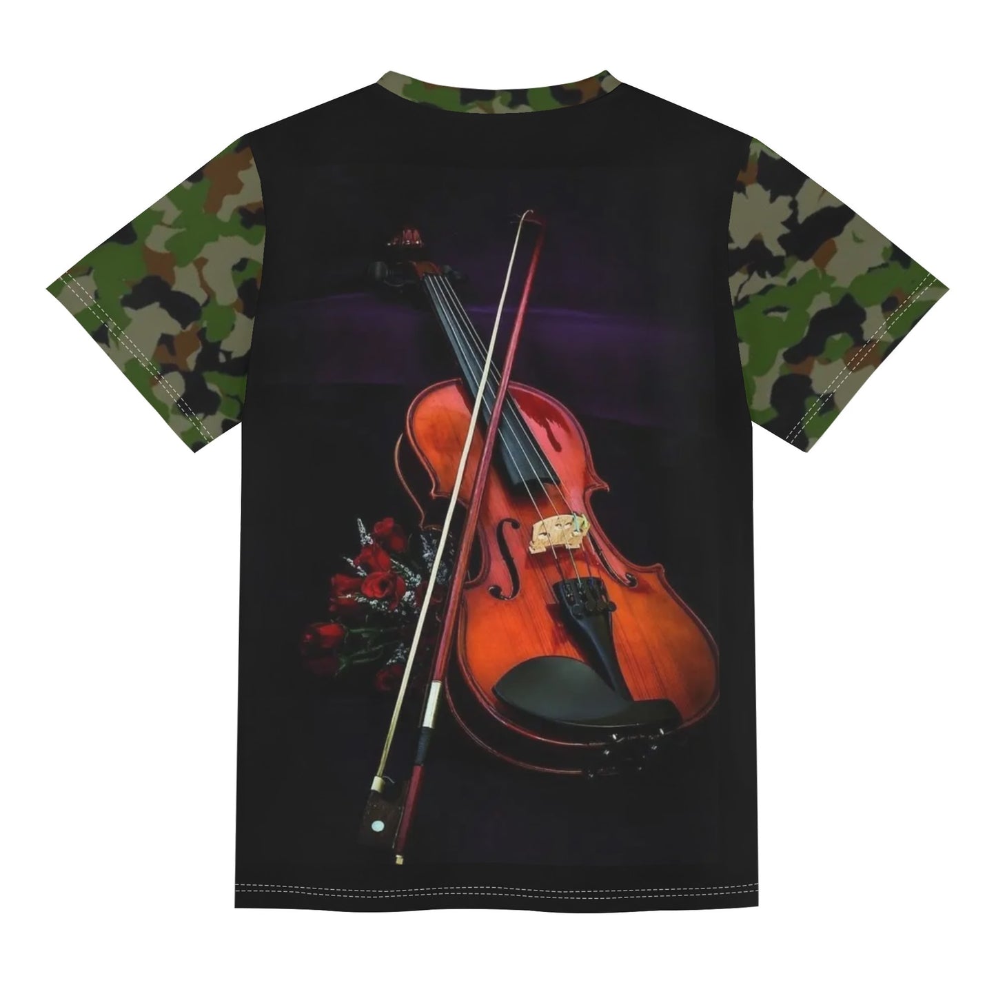 Michael Prince ViolinChildrens Loose Fit Short Sleeve T-Shirt Pull on Tees