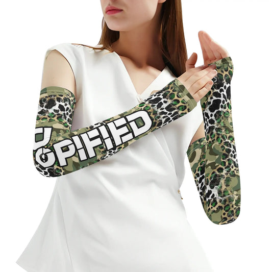 A Pair Cooling Arm Sleeves Arm Cover for UV Sun Protection