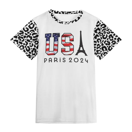 2024 Olympics Unisex Adult Short Sleeve T-shirt