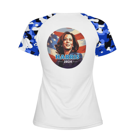 Kamala 2024 Womens leopard T shirt