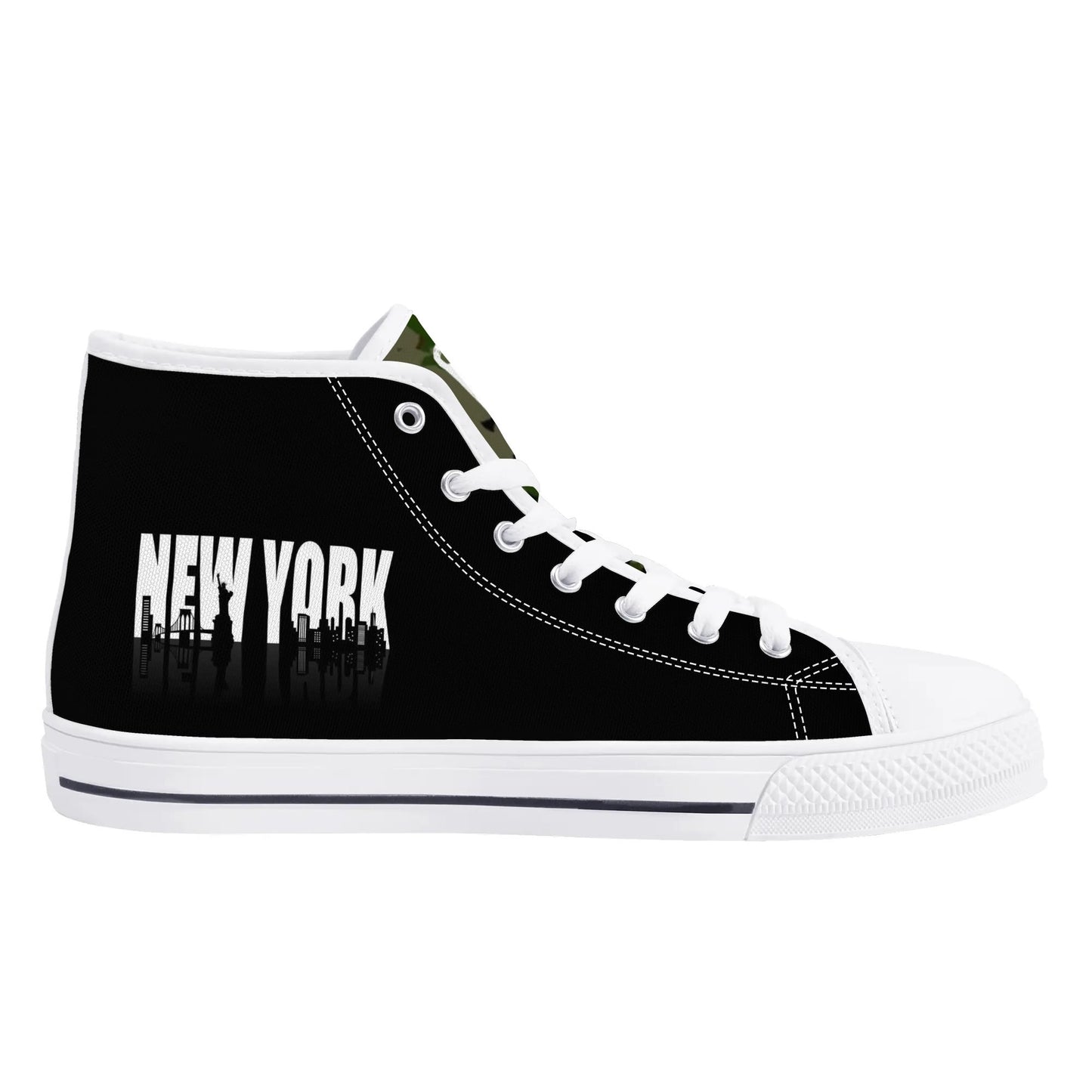 Sean Breed Camo Mens High Top Canvas Shoes