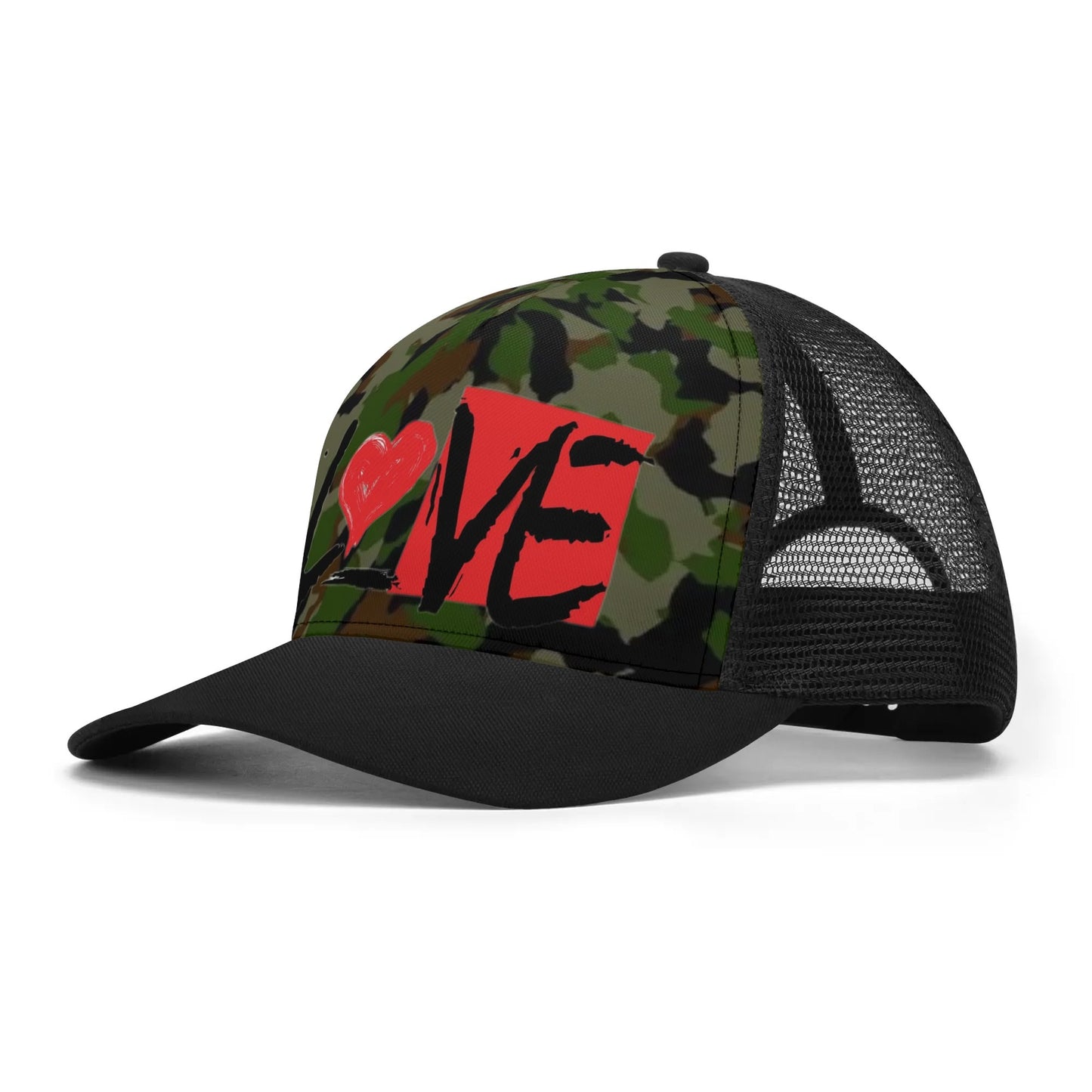 Sean Breed Camo Love Mesh Trucker Hats