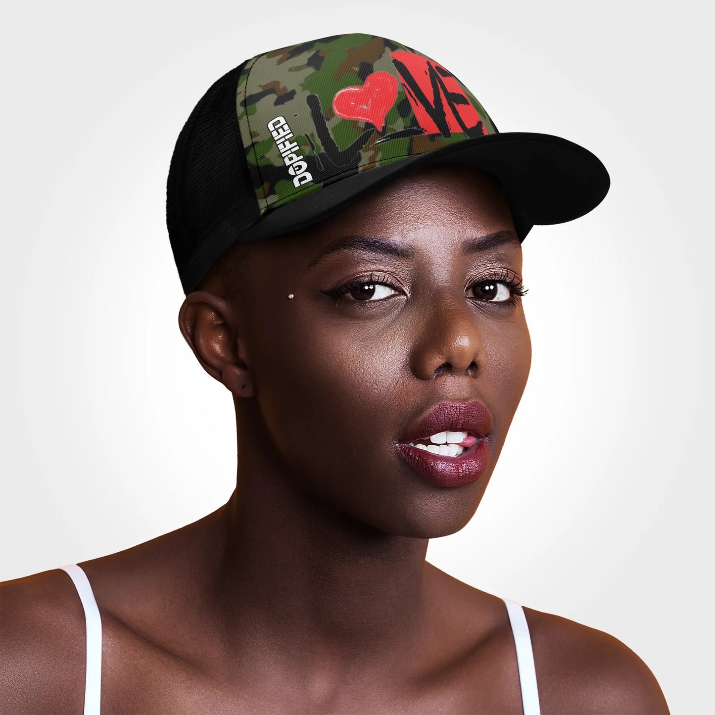 Sean Breed Camo Love Mesh Trucker Hats