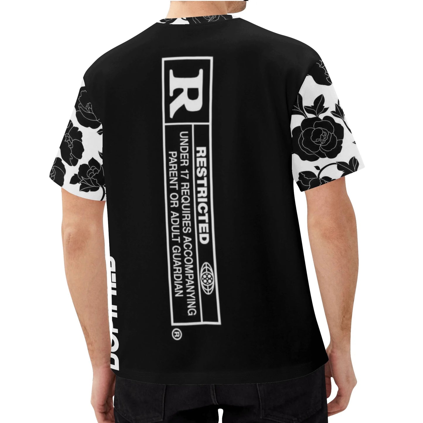 Mens LA Rated R Floral DOPiFiED Classic T-Shirt