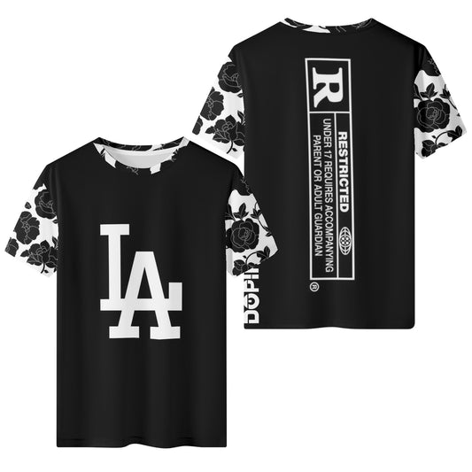 Mens LA Rated R Floral DOPiFiED Classic T-Shirt