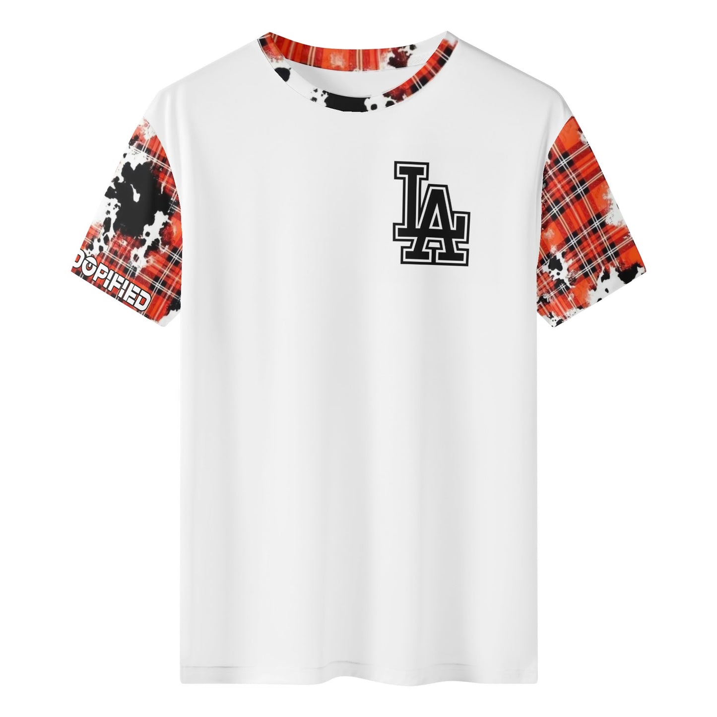 Mens Cow Camo & Plaid Classic T-Shirt