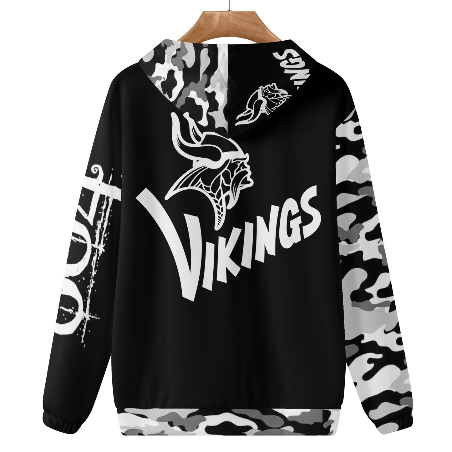 864 Sparkle City Vikings Mens Lightweight Hoodie