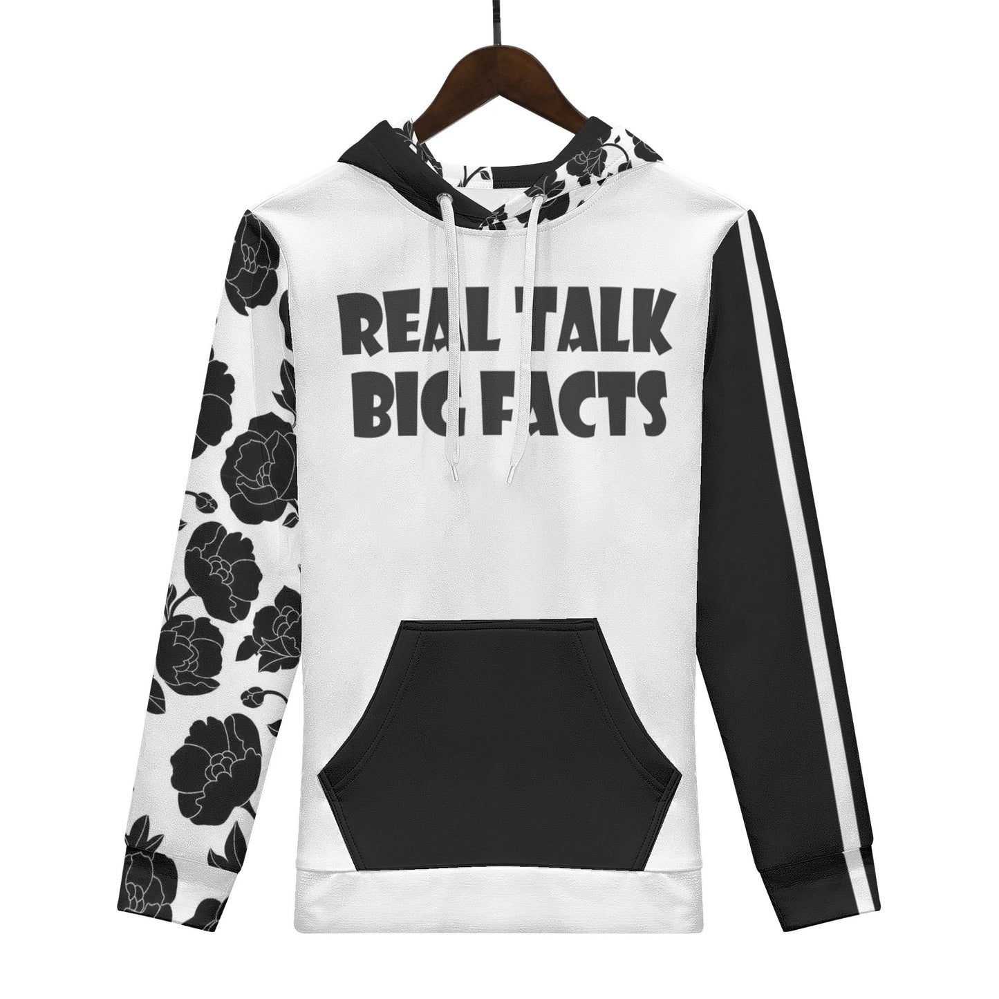 Mens RealTalk BigFacts velvets Hoodie