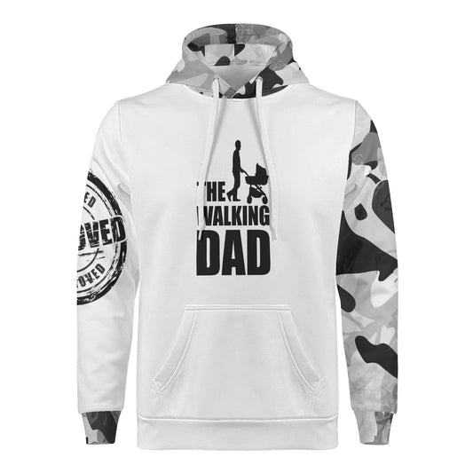 Mens Dads Love Warm Velvets Pair Hoodie