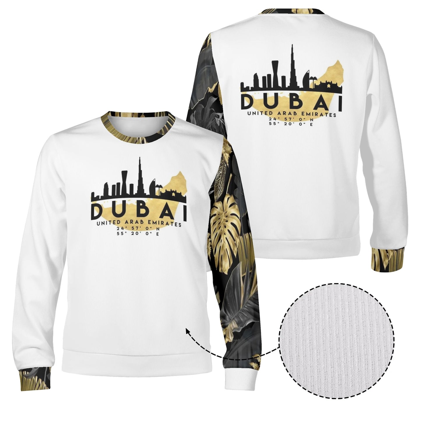 Unisex Casual Dubai Winter Pullover Sweatshirt