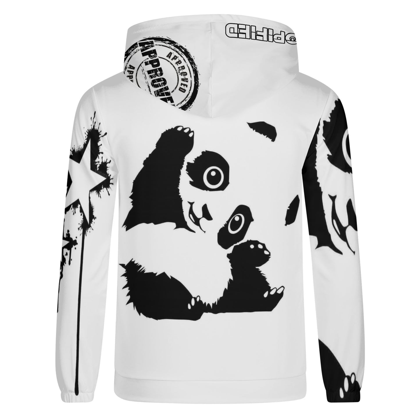 Mens Lightweight  Blessed Panda Hoodie