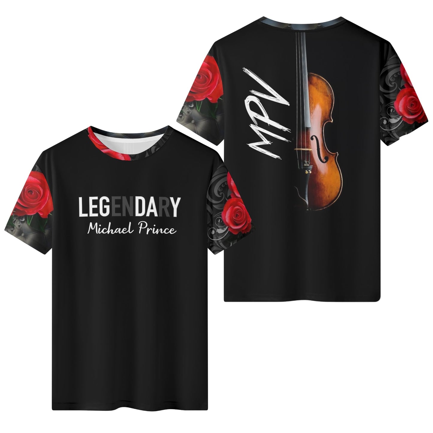 Mens Michael Prince Violin Classic T-Shirt