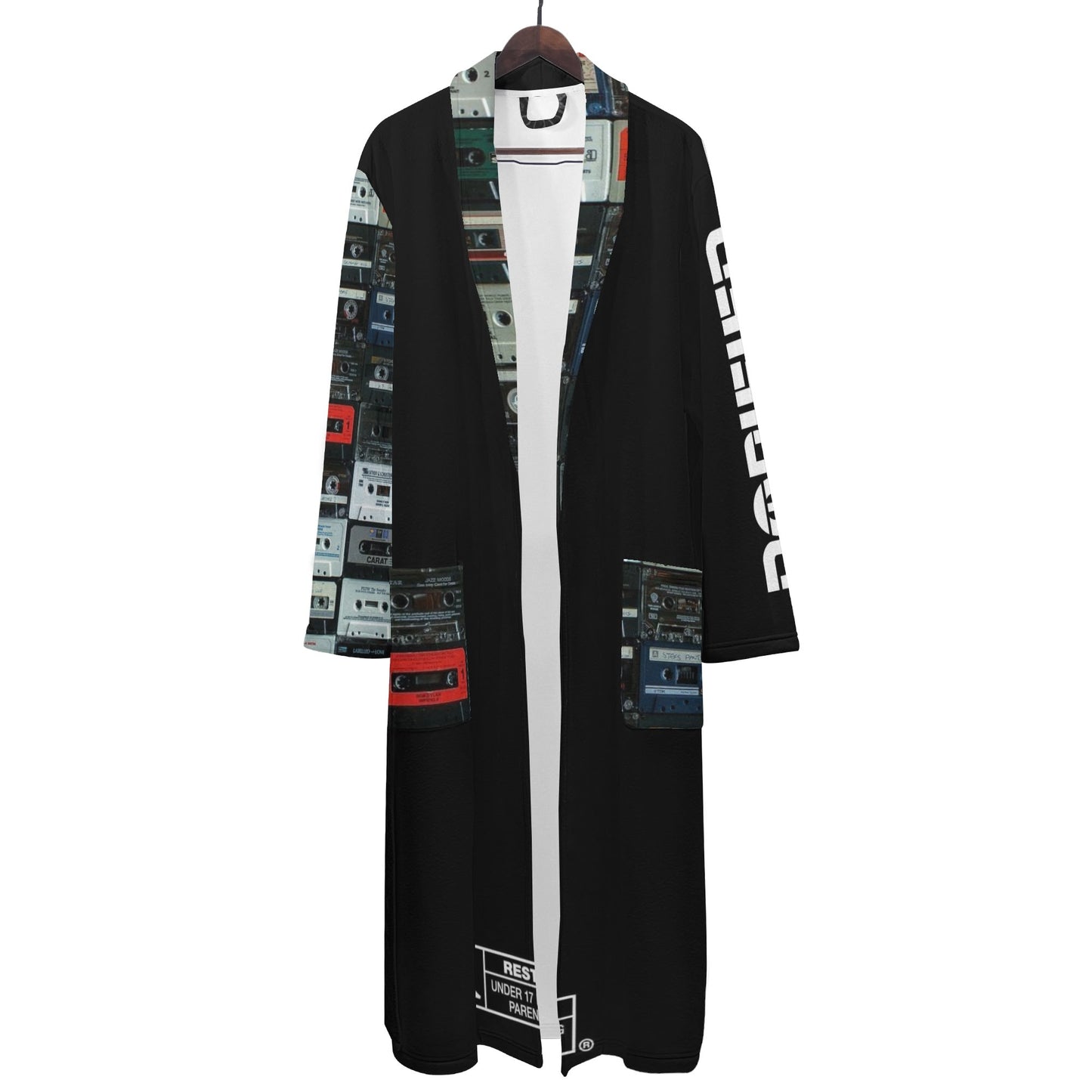 Mens 90s Cassette NY bathrobe