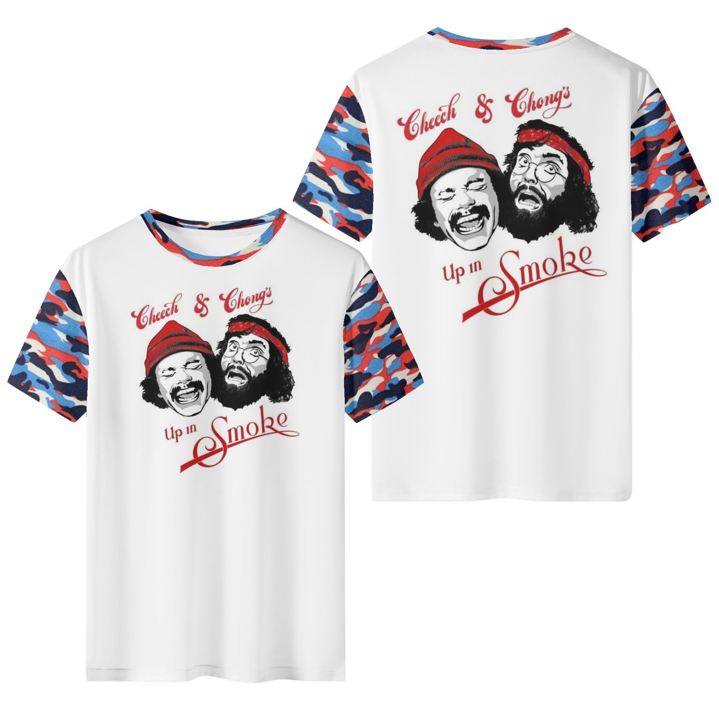 Mens Cheech & Chong Classic Camo T-Shirt