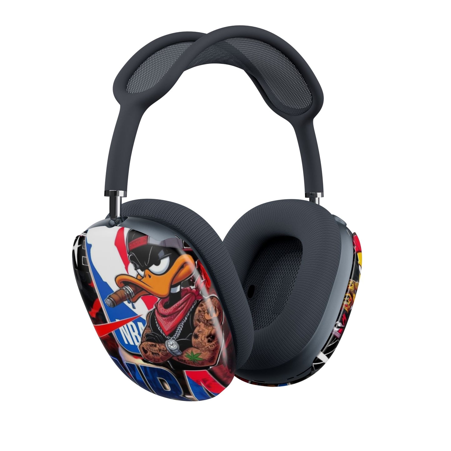 AirPod Max Skins — NBA Daffy Duck Retro Basketball Design