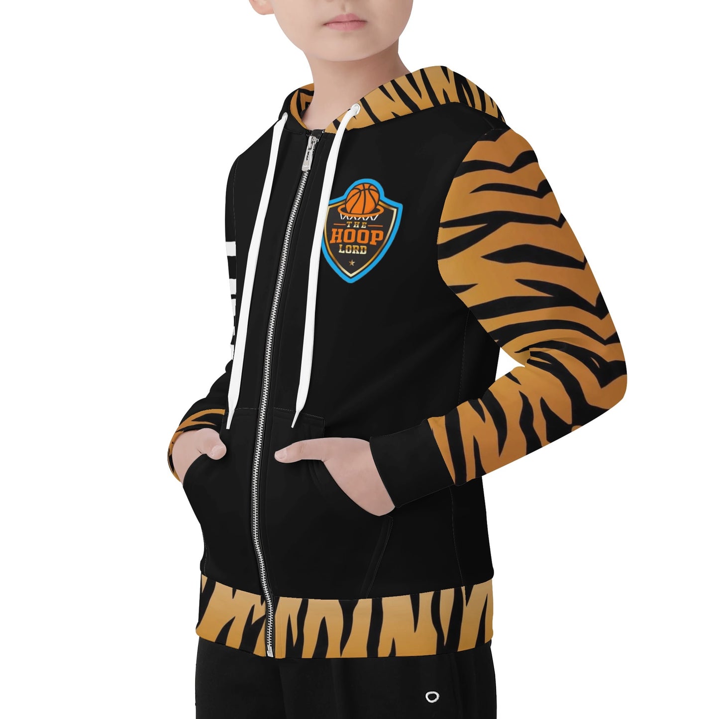 Children Hoop Lord Jr Classic Zip Up Hoodie Warm Jacket